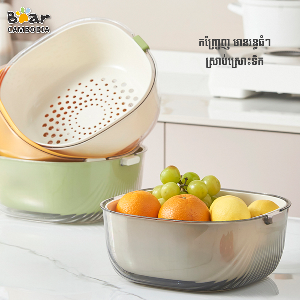 KY Kitchen Drain Basket Square-S