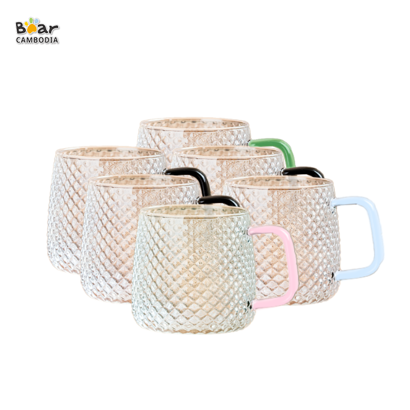 KY Borosilicate Glass Cups 1set*6