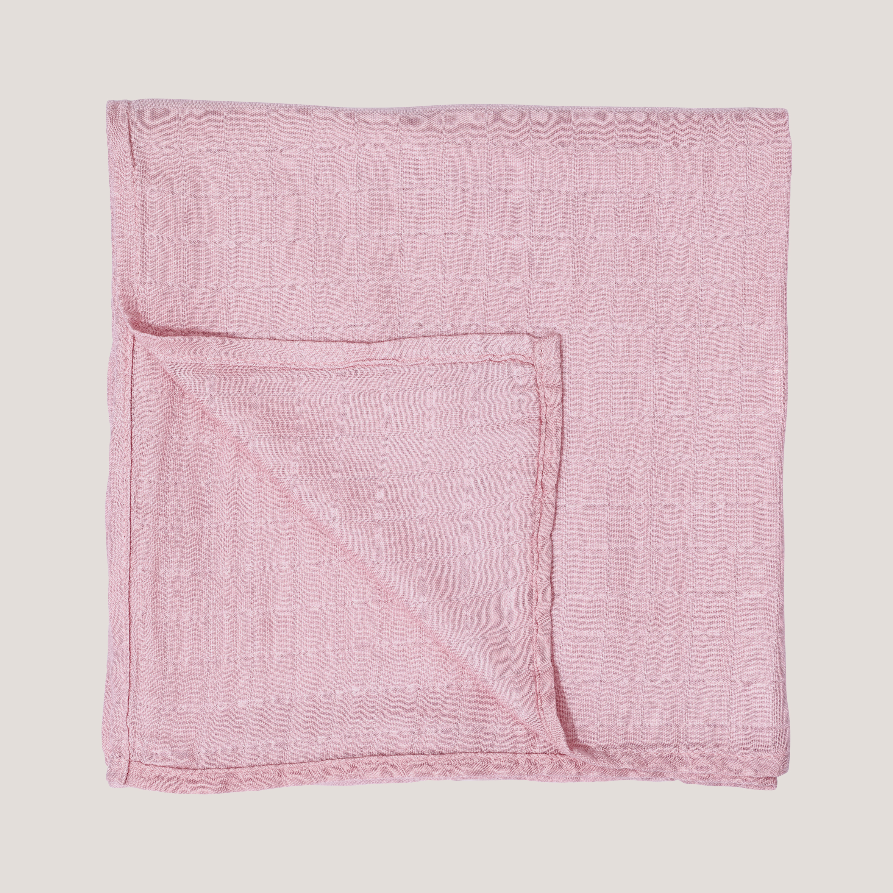 Premium Bamboo Swaddle in Tea Rose