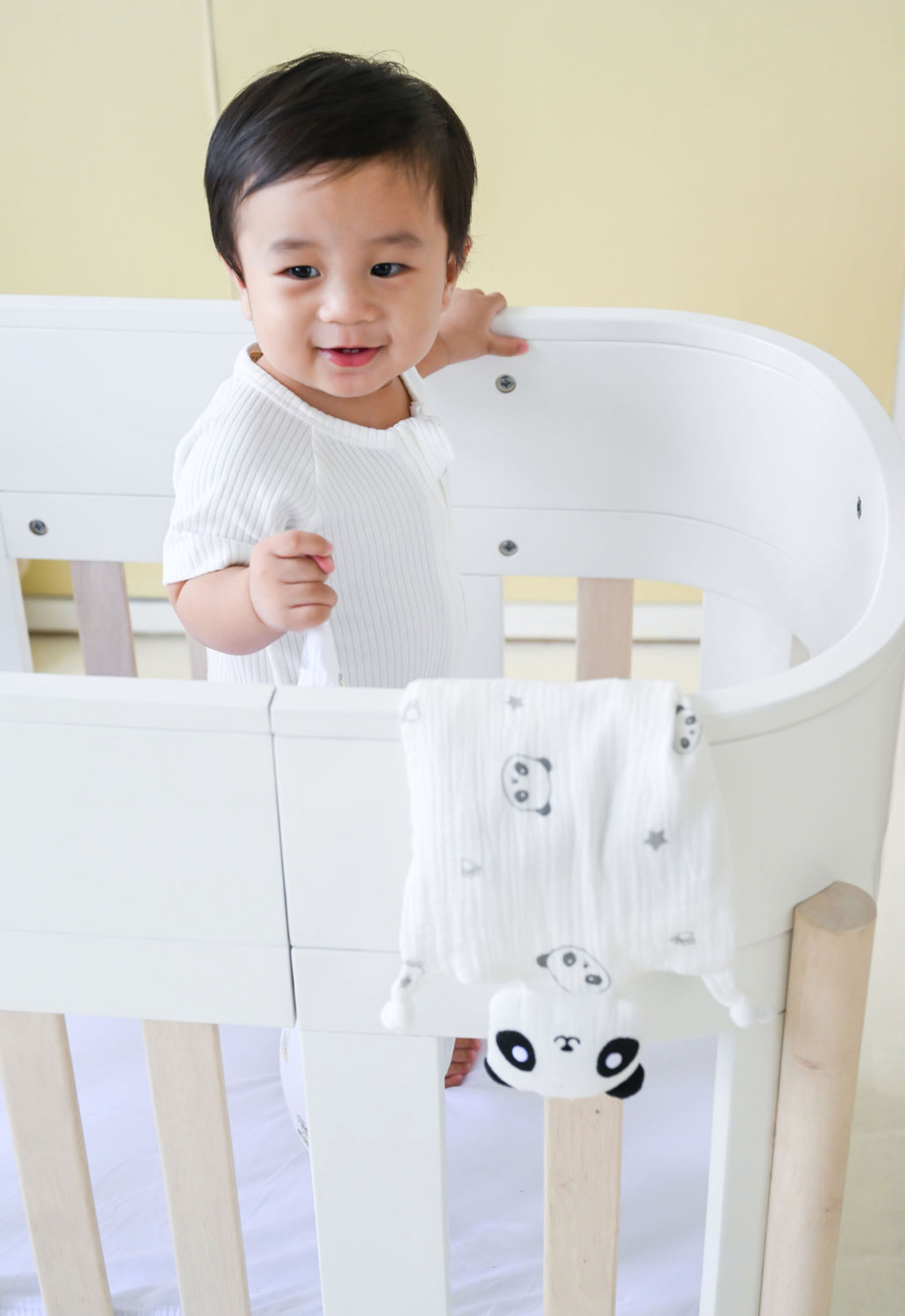 Snuggly  Beansprout Husk Pillow in Panda