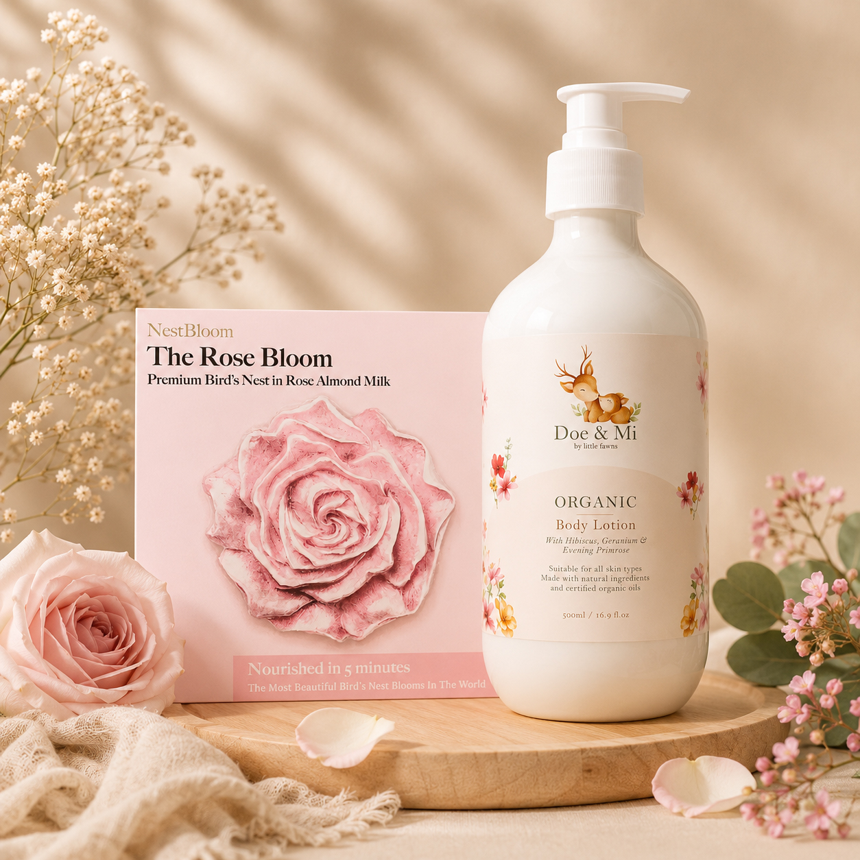 The Mom's Glow Bundle (Nestbloom X Doe & Mi )