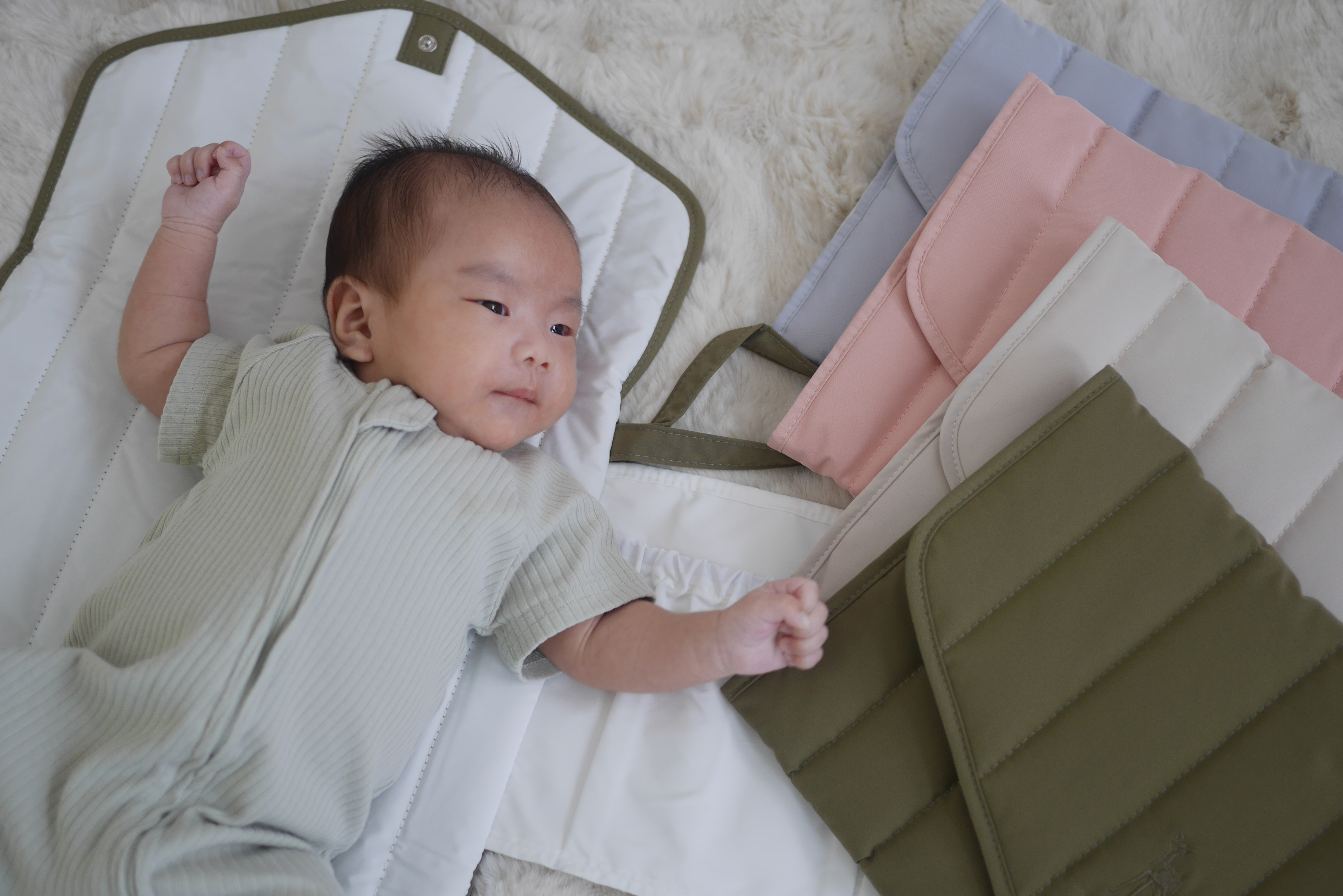 Diaper Changing Mat in Seabreeze