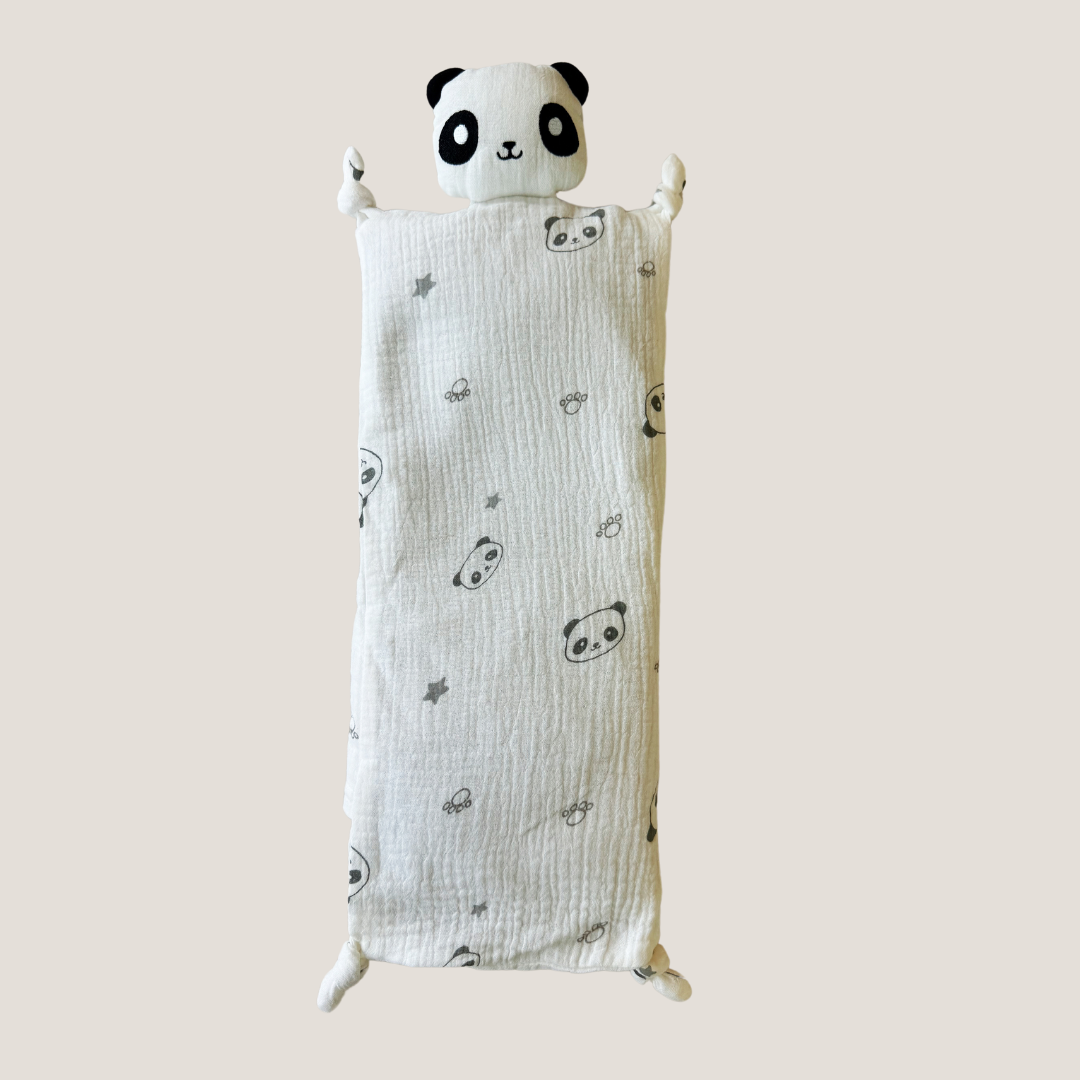 Snuggly  Beansprout Husk Pillow in Panda