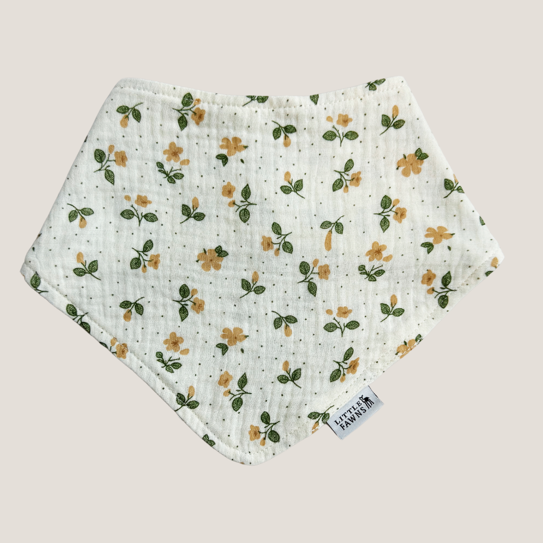 Organic Cotton Bib in Magnolia