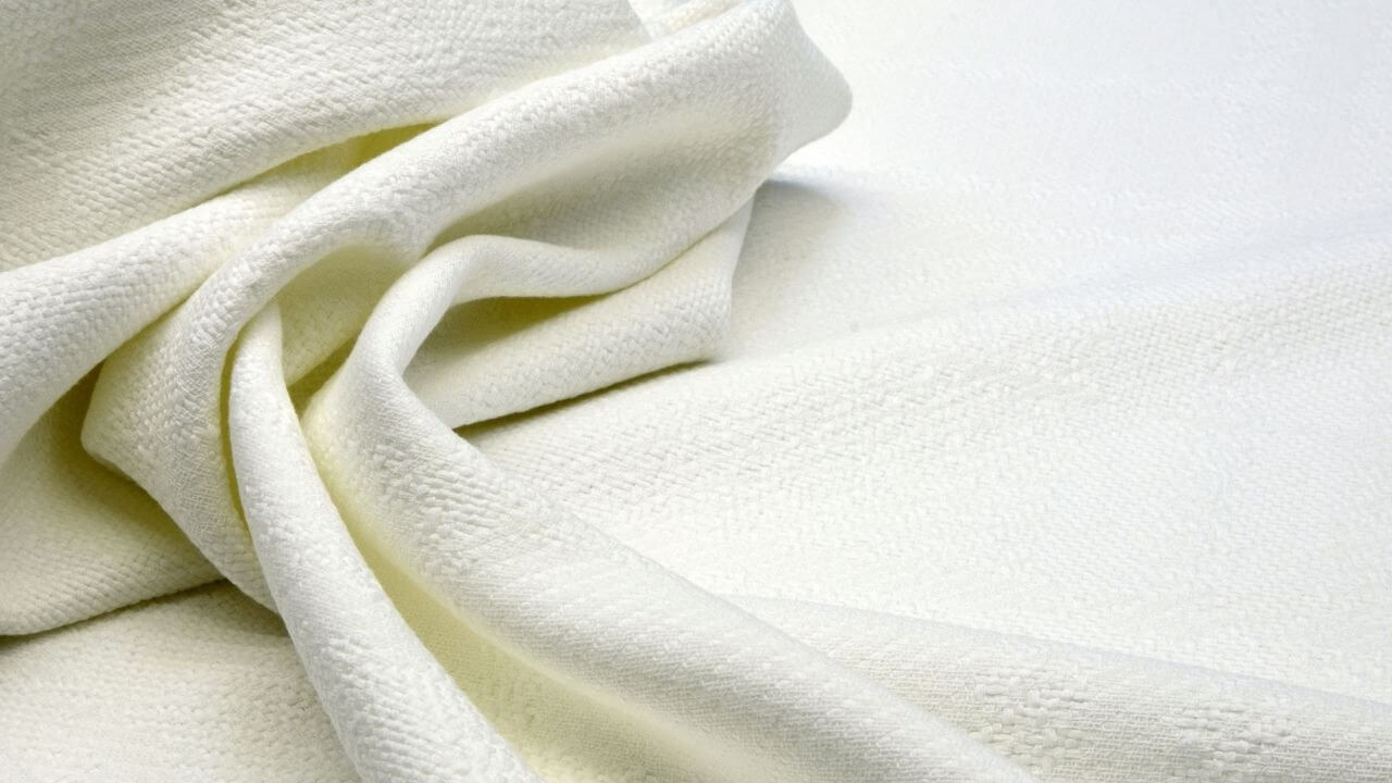 Scrunched and wrinkled fabric