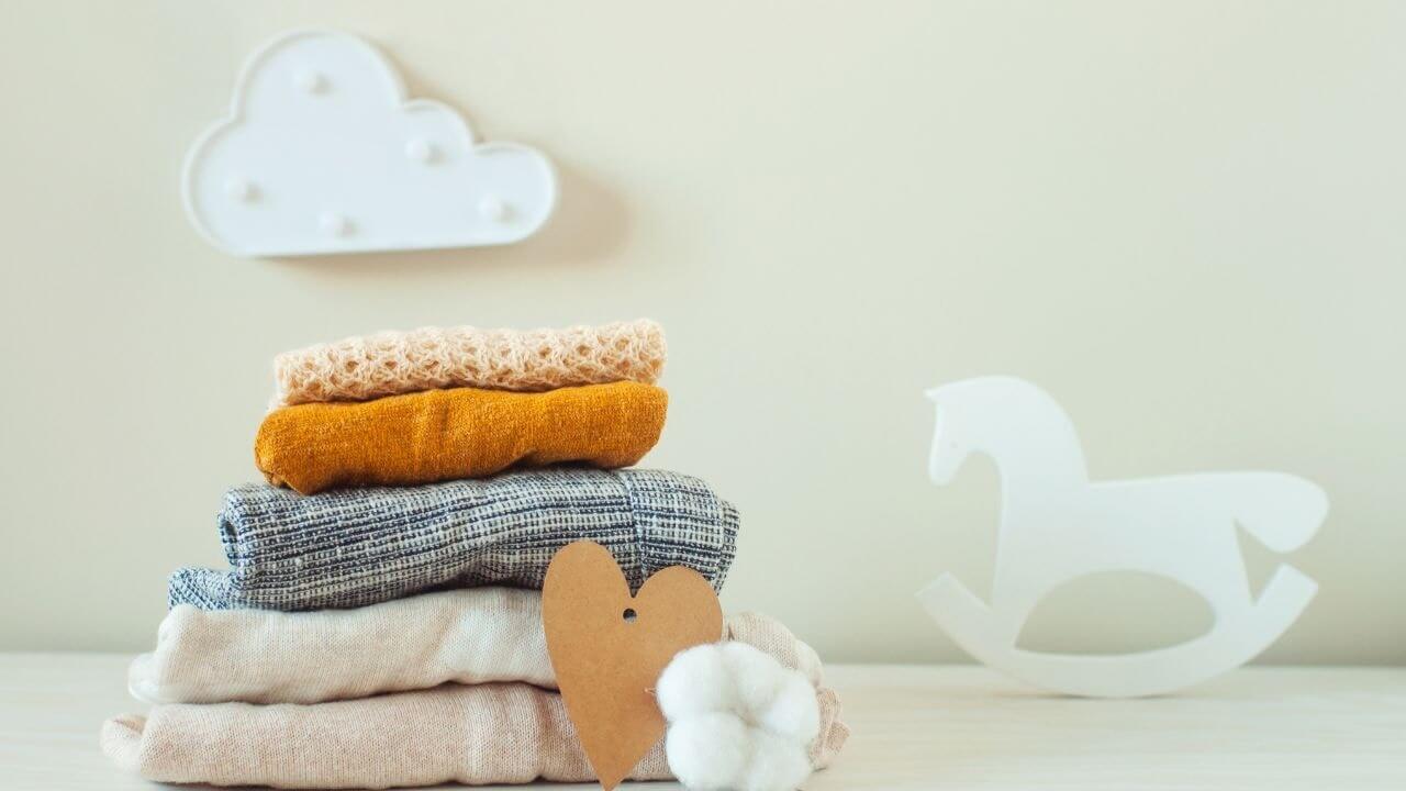 A set of colorful and cool baby clothes