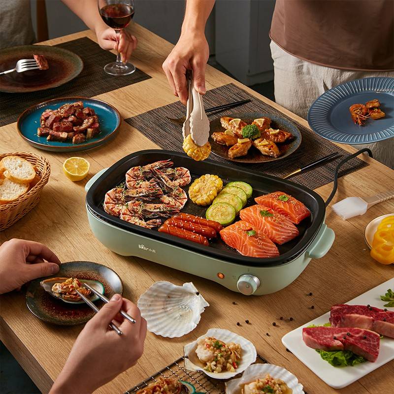 Indoor electric grill discount pan