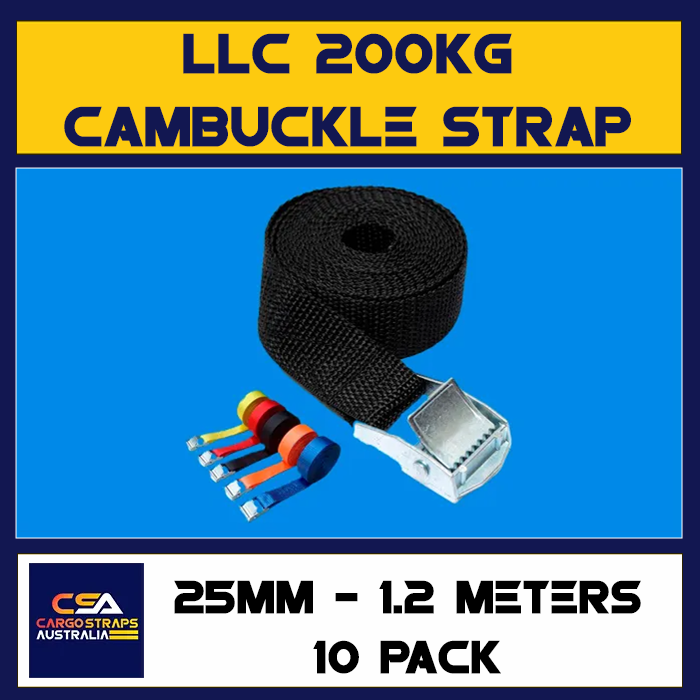 CSA Cam Strap 25mm LLC200kg 10 Pack