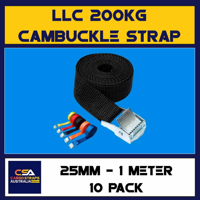CSA Cam Strap 25mm LLC200kg 10 Pack