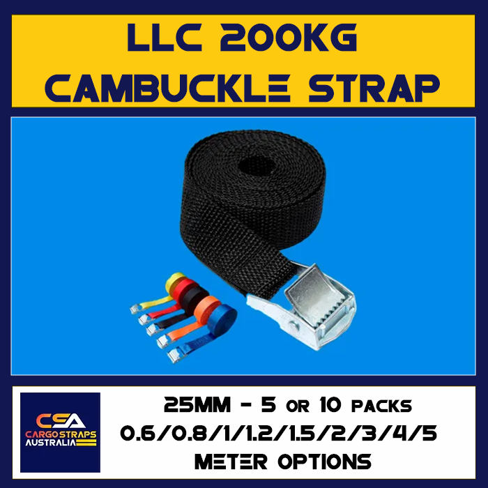 CSA Cam Strap 25mm LLC200kg 10 Pack