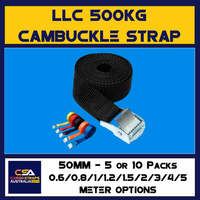 CSA 50mm Cambuckle Strap Packs LLC500kg