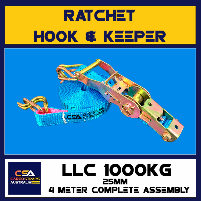 CSA Ratchet 25mm Hook & Keeper LLC1000kg