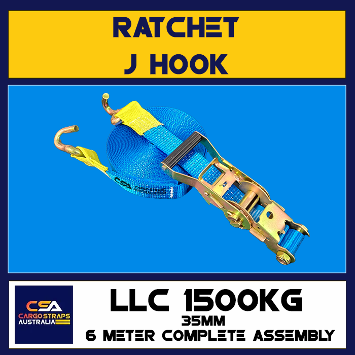 CSA Ratchet 35mm J Hook LLC1500kgs