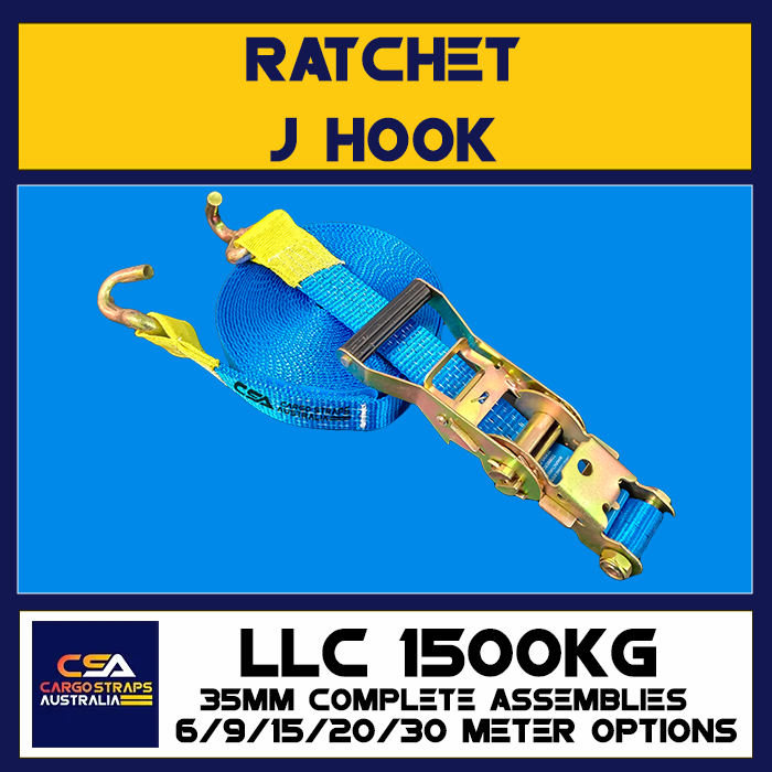CSA Ratchet 35mm J Hook LLC1500kgs