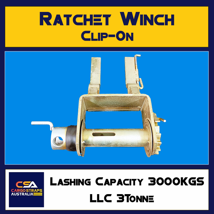 Ratchet Winch Clip-On LLC3000kg (LLC3T)