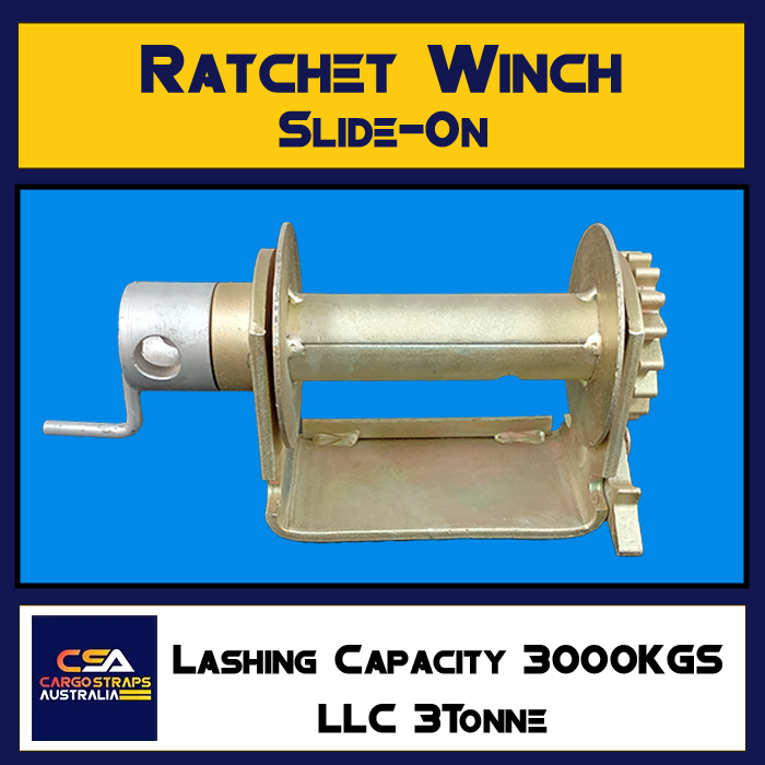 Ratchet Winch Slide-On LLC3000kg (LLC3T)