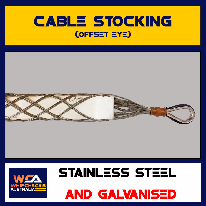 Cable Stocking Offset Eye