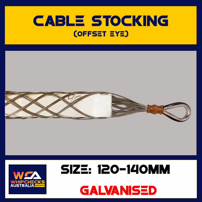Cable Stocking Offset Eye