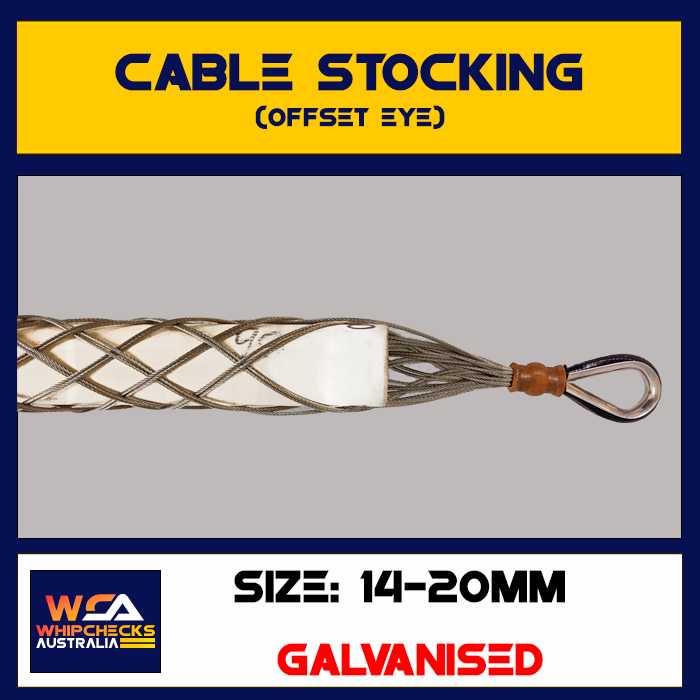 Cable Stocking Offset Eye
