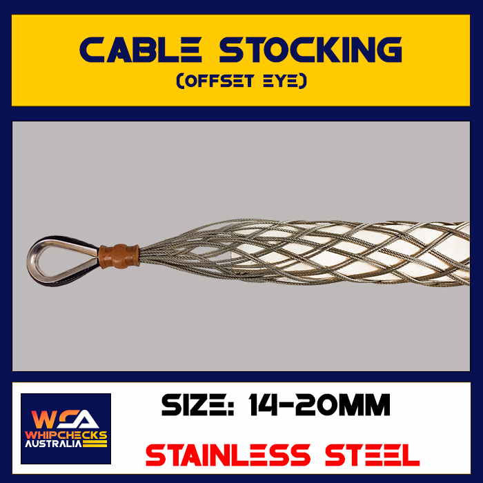 Cable Stocking Offset Eye
