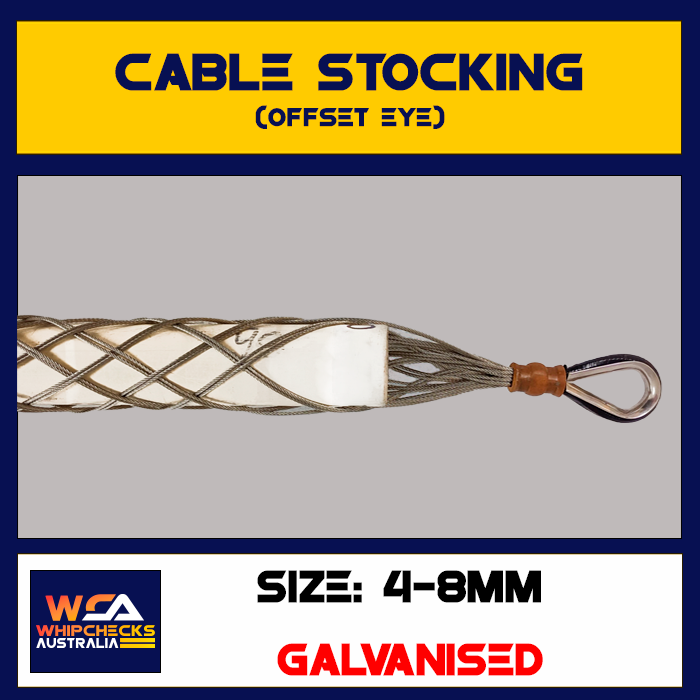 Cable Stocking Offset Eye