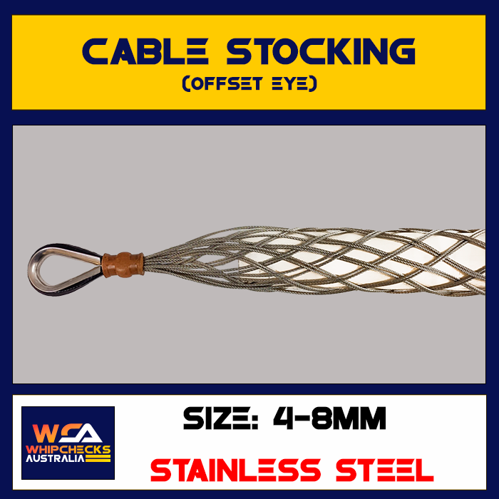 Cable Stocking Offset Eye