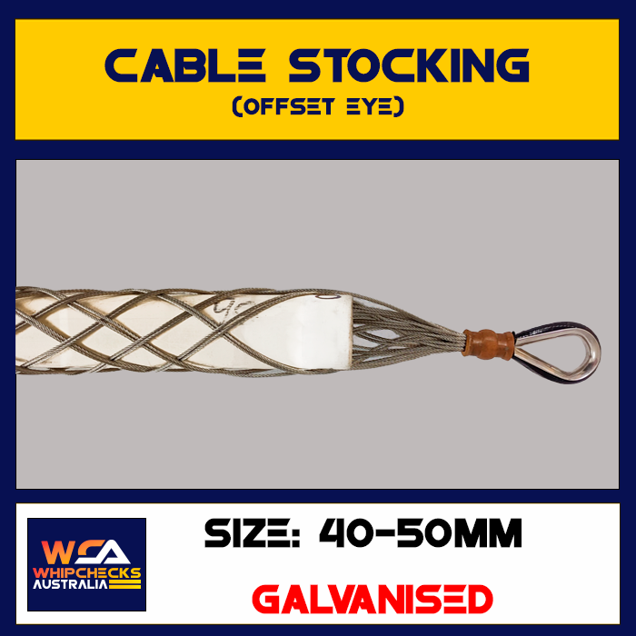 Cable Stocking Offset Eye