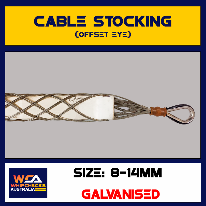 Cable Stocking Offset Eye