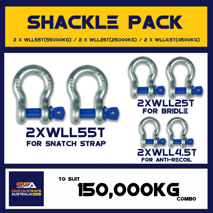 SSA Shackle Packs - Premium Shackles to Enhance Your Snatch and Tow Experience