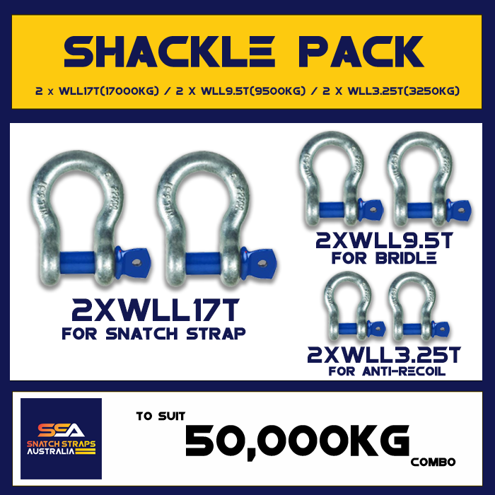 SSA Shackle Packs - Premium Shackles to Enhance Your Snatch and Tow Experience