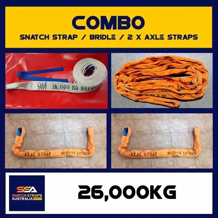 SSA Snatch Strap Combo 26Tonne or 26000kgs