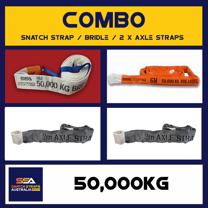 SSA Snatch Strap Combo 50Tonne or 50000kgs