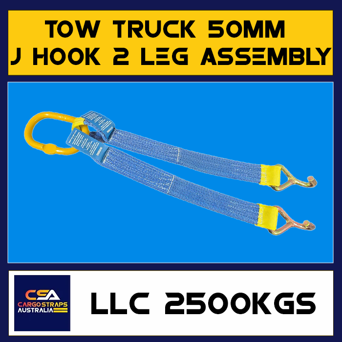 Tow Truck 50mm J Hook 2 Leg Assembly
