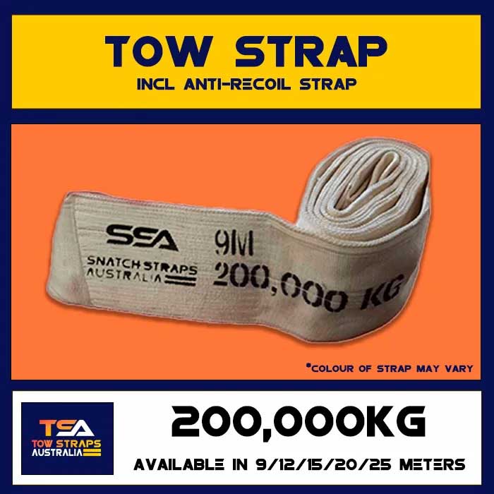 TSA Tow Strap 200Tonne or 200000kgs