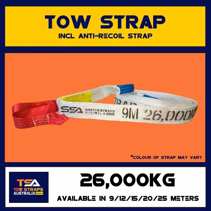 TSA Tow Strap 26Tonne or 26000kgs