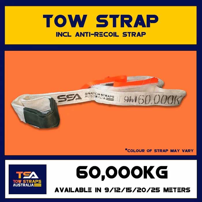 TSA Tow Strap 60Tonne or 60000kgs