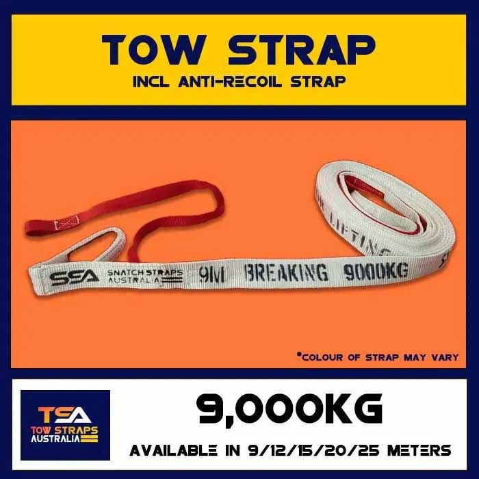 TSA Tow Strap 9Tonne or 9000kgs