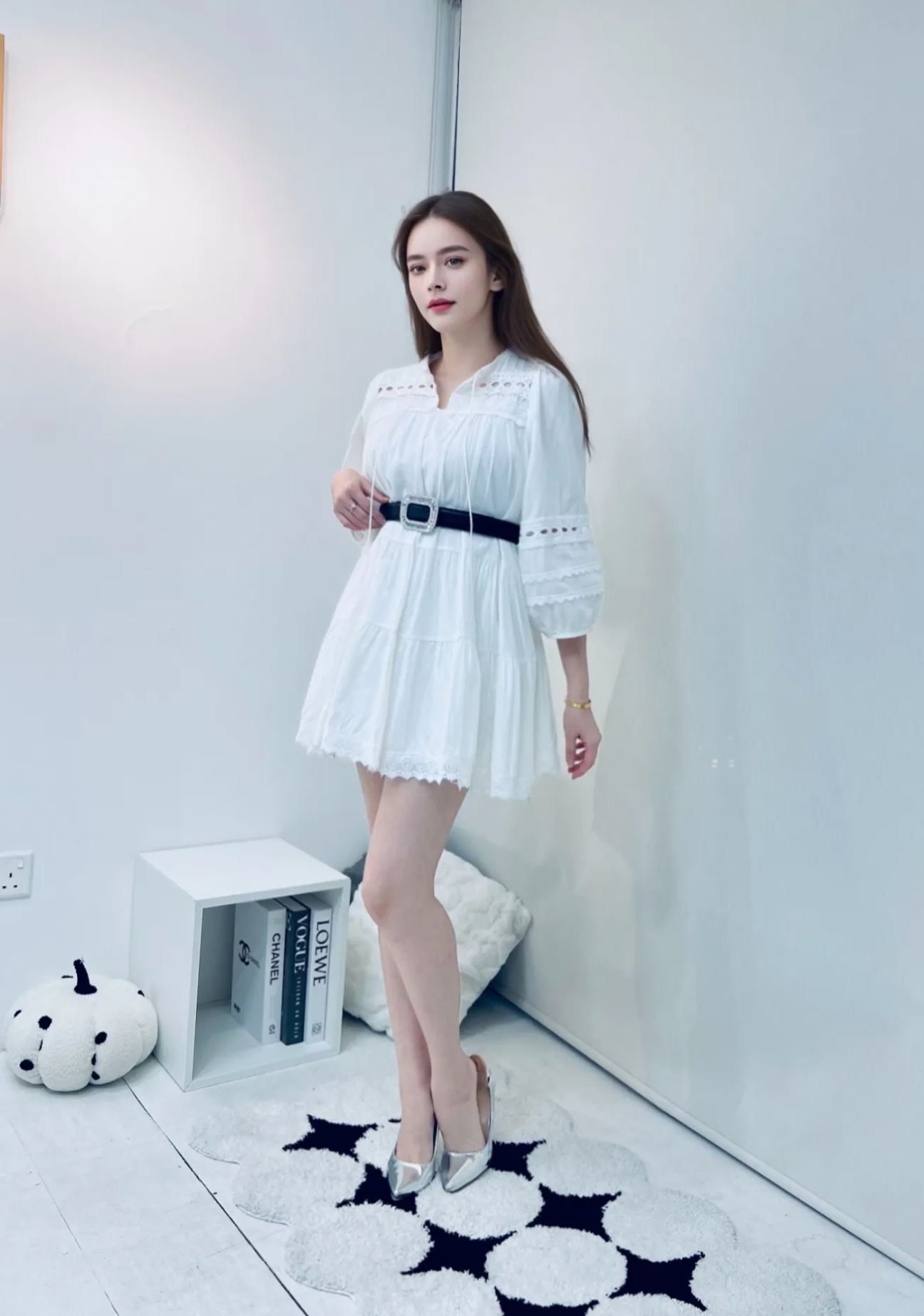 CEDRICE white dress