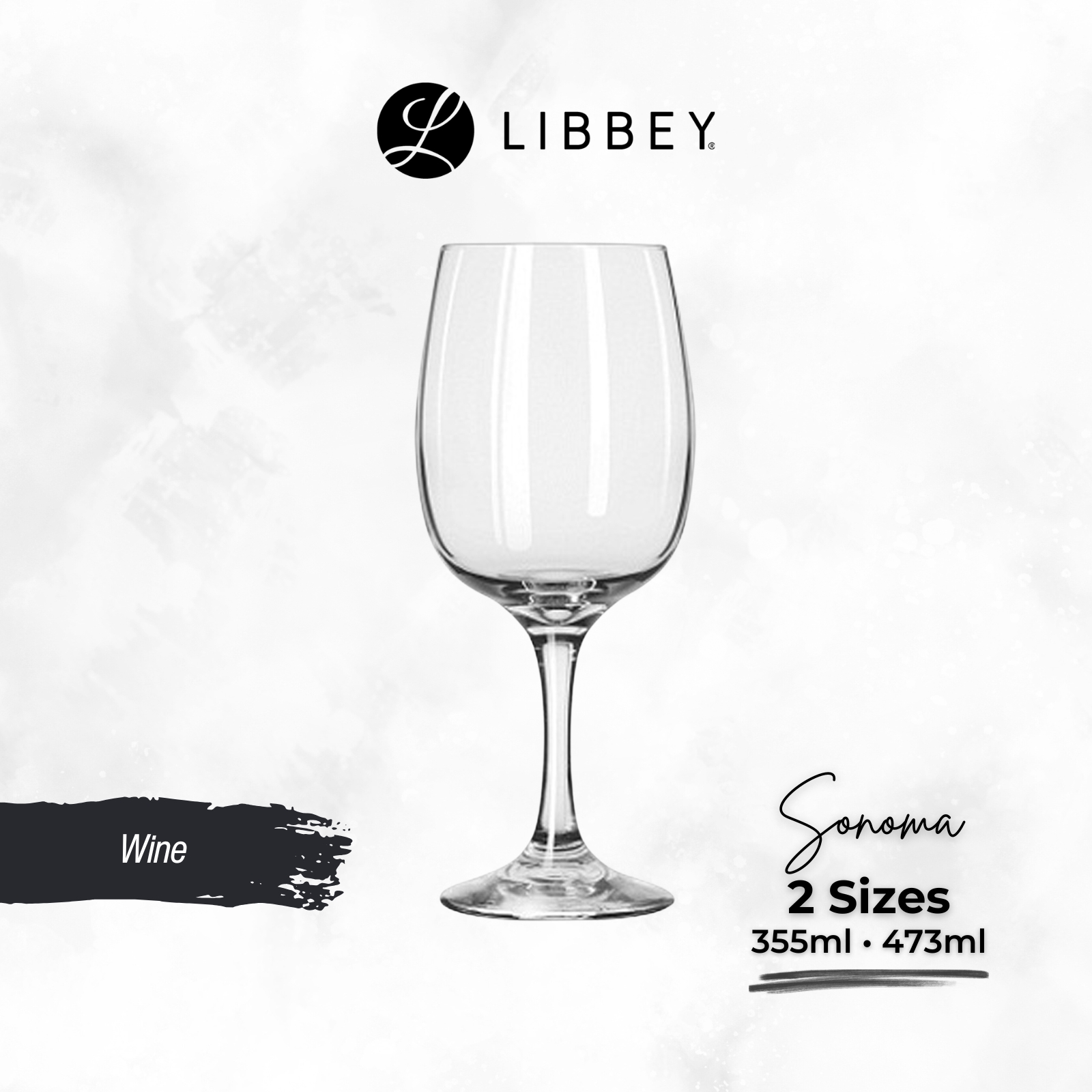 Libbey Sonoma 3833/3834 Wine Glass - 2-pc Set