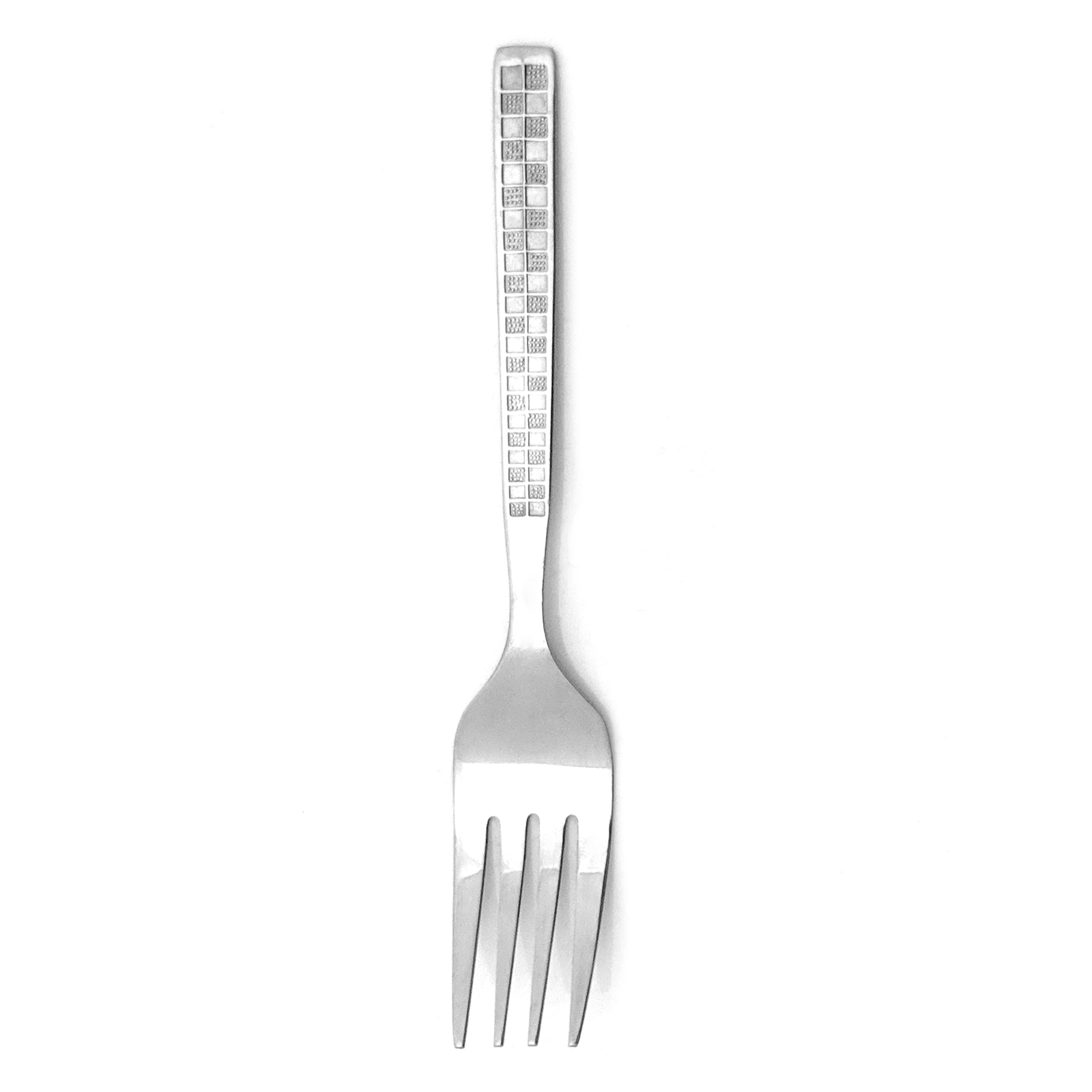 555 Checked Stainless Steel Dessert Fork 2-pc/12-pc Pack
