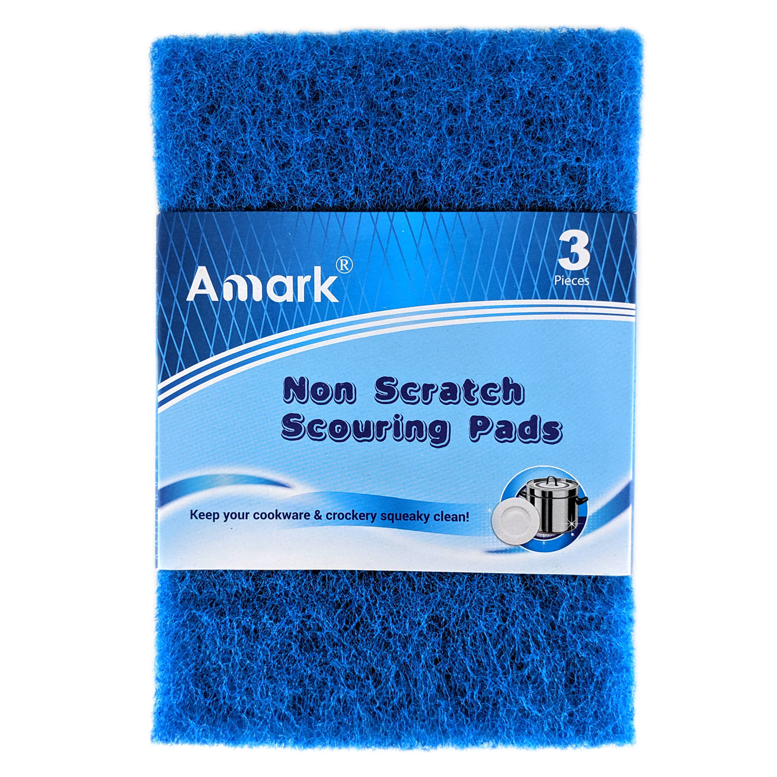 Amark KItchen Collection Non-Scratch Scouring Pads - 6-pc Pack