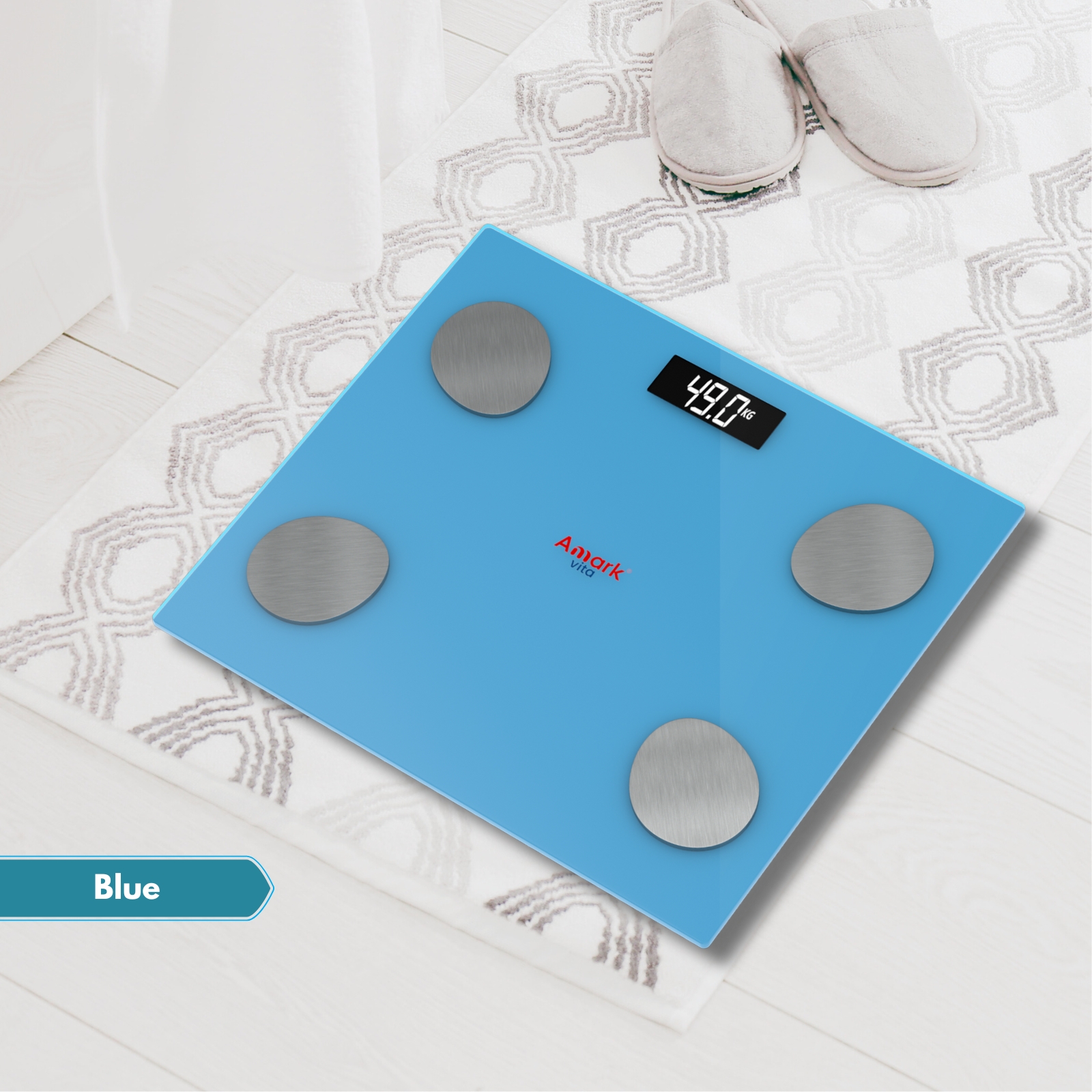 Amark Vita Smart Digital Bluetooth Body Fat Bathroom Scale with Weight & Body Composition Tracking