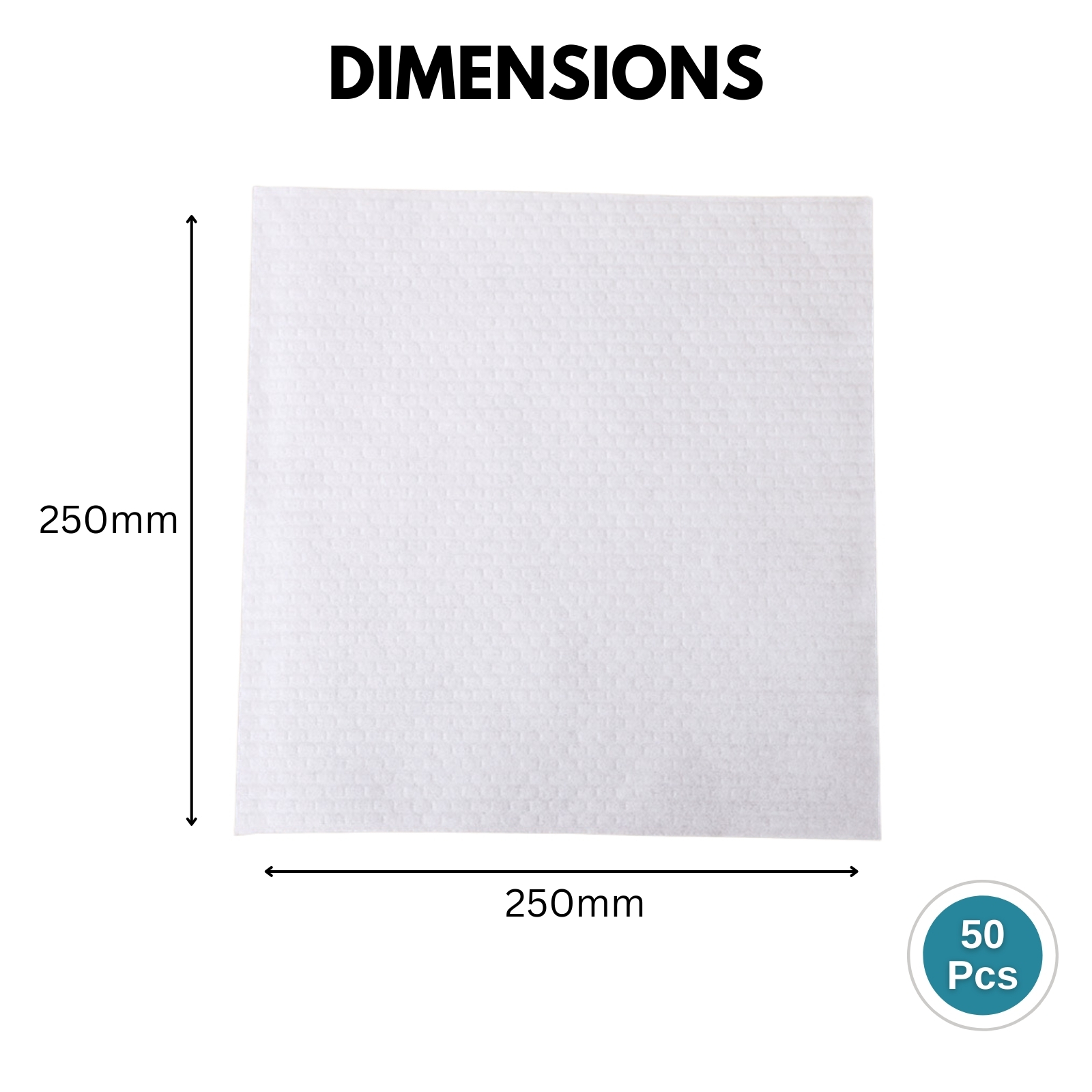 Amark Lay-Z Reusable & Washable Kitchen Towels 250 x 250mm - 50 Perforated Sheets/Roll