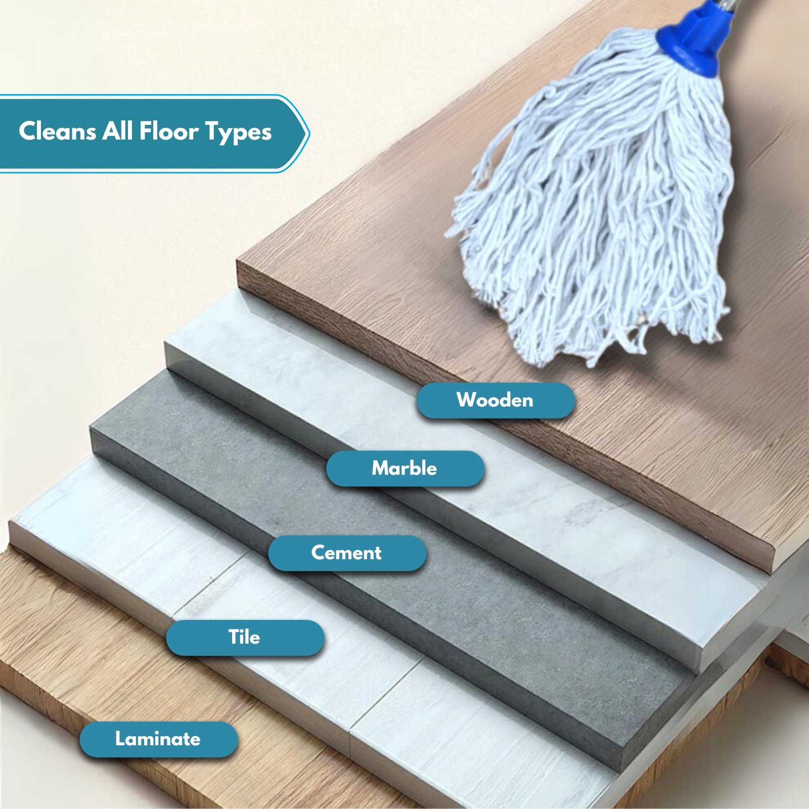 Amark Cotton Mop Head 300g