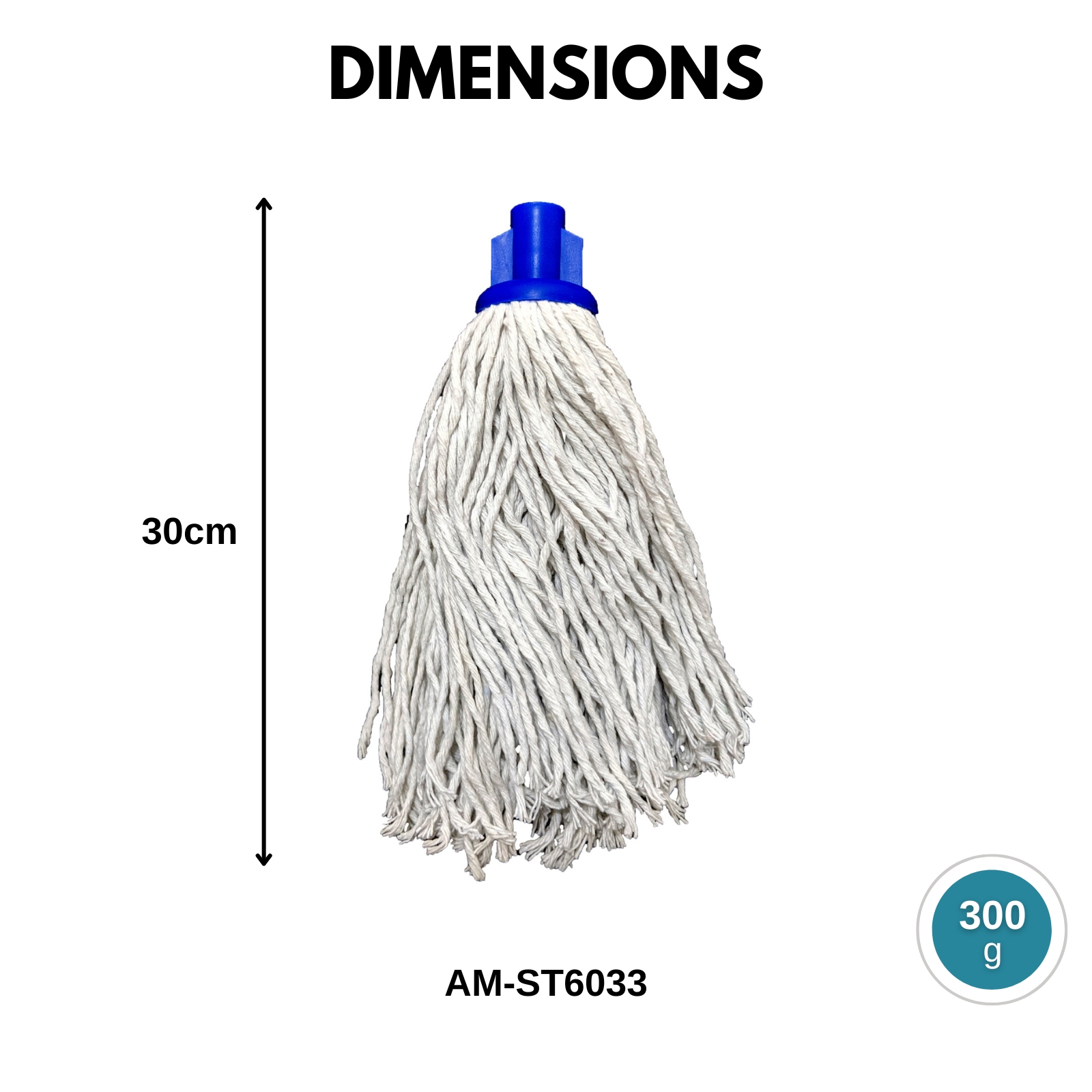 Amark Cotton Mop Head 300g