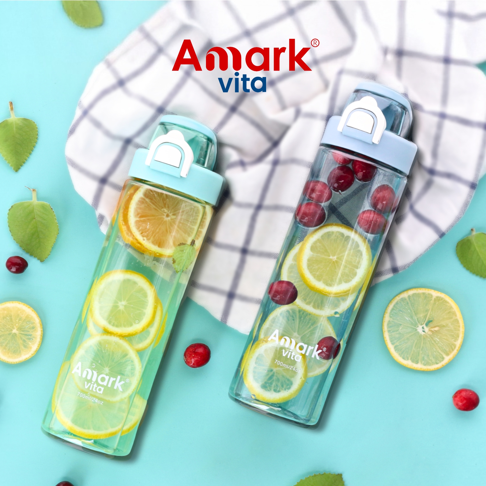 Amark Vita BPA-Free Polycarbonate Sport Bottle 700ml