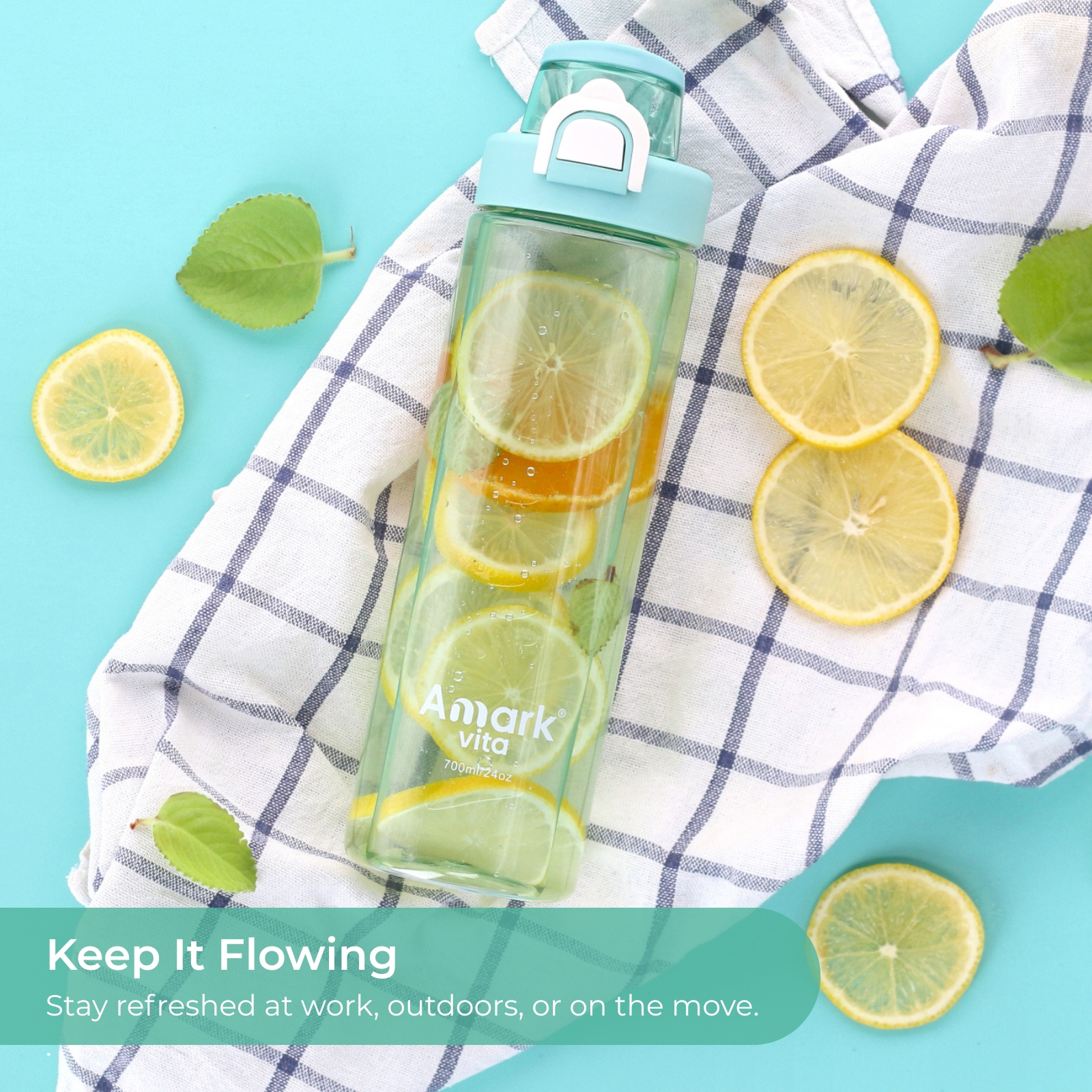 Amark Vita BPA-Free Polycarbonate Sport Bottle 700ml