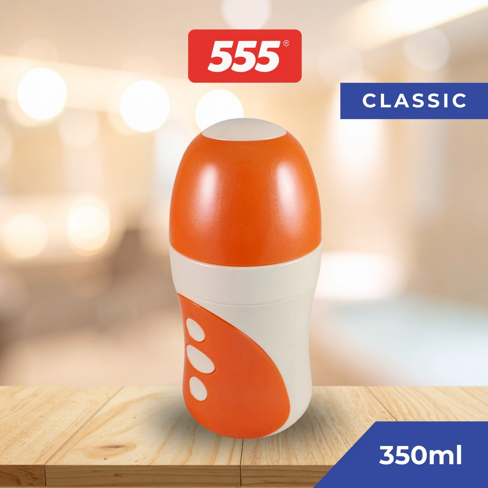555 Classic Stainless Steel Vacuum Office Flask 350ml | Keeps Warm Up To 6 Hours