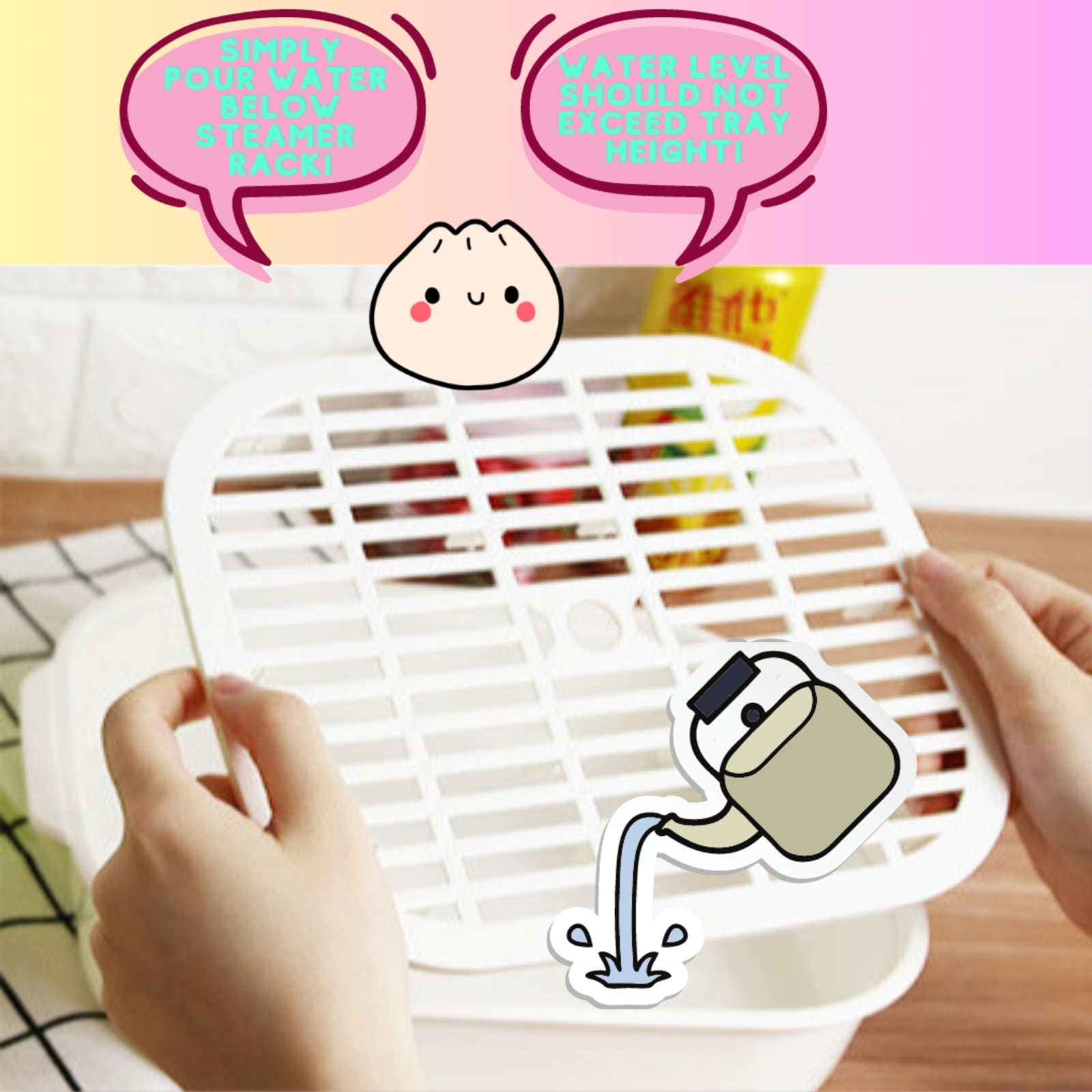 Sitbo Beauty Plastic Microwave Steamer