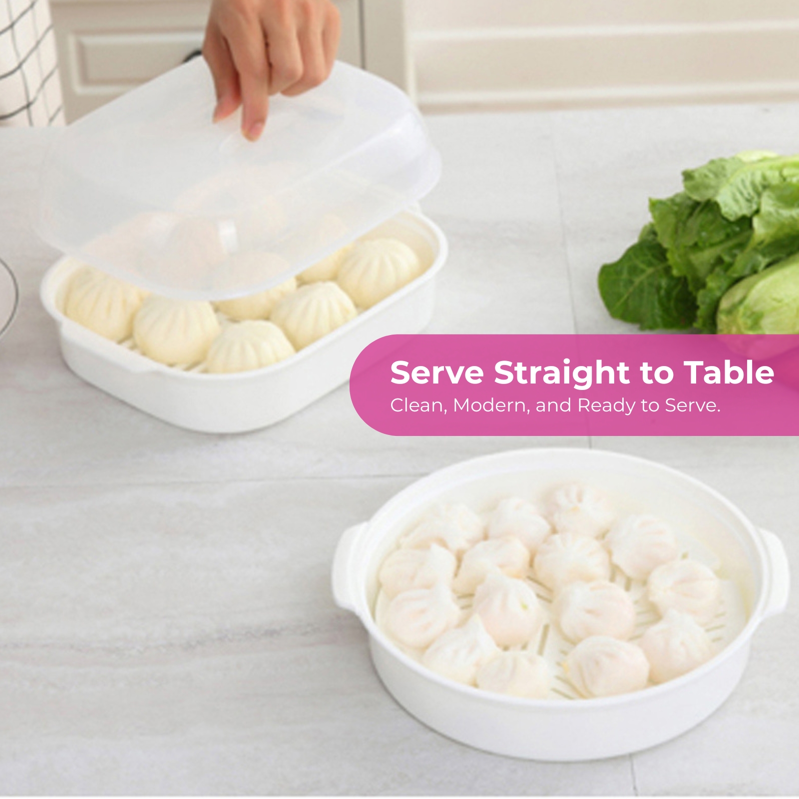 Sitbo Beauty Plastic Microwave Steamer